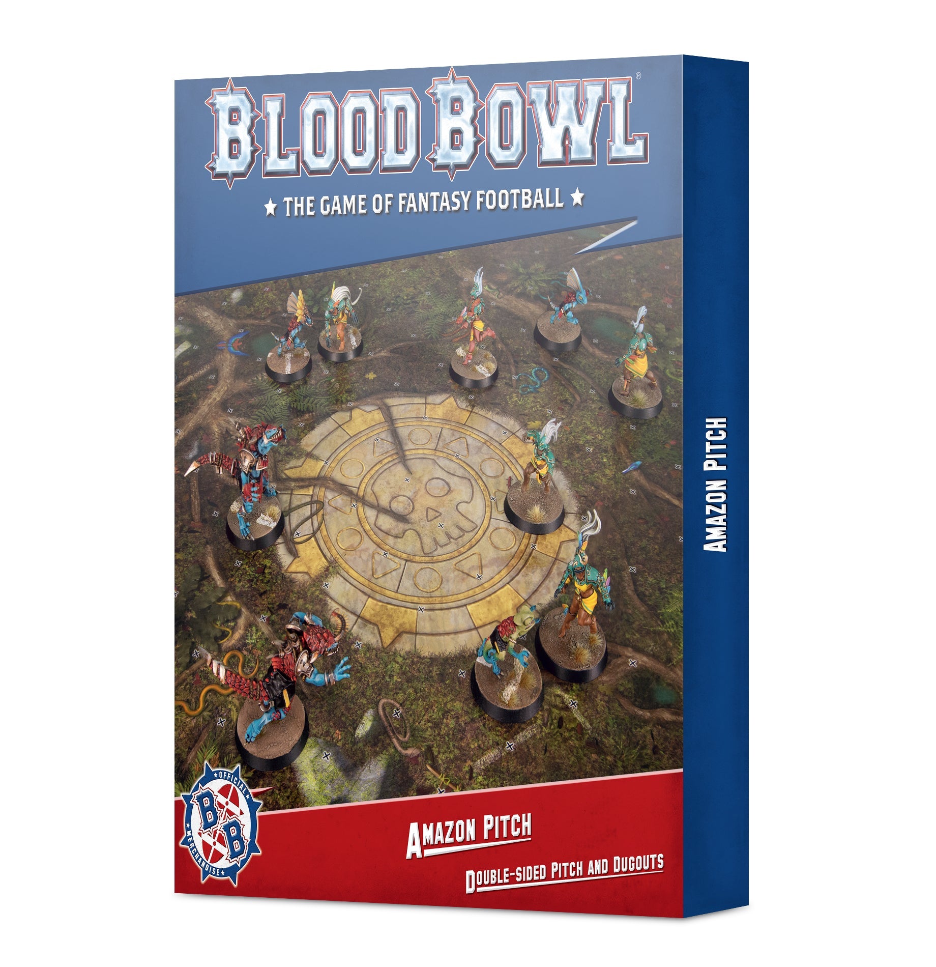 Blood Bowl: Amazon Team Pitch and Dugouts