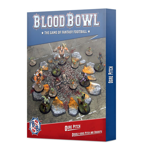 Blood Bowl Ogre: Team Pitch and Dugouts
