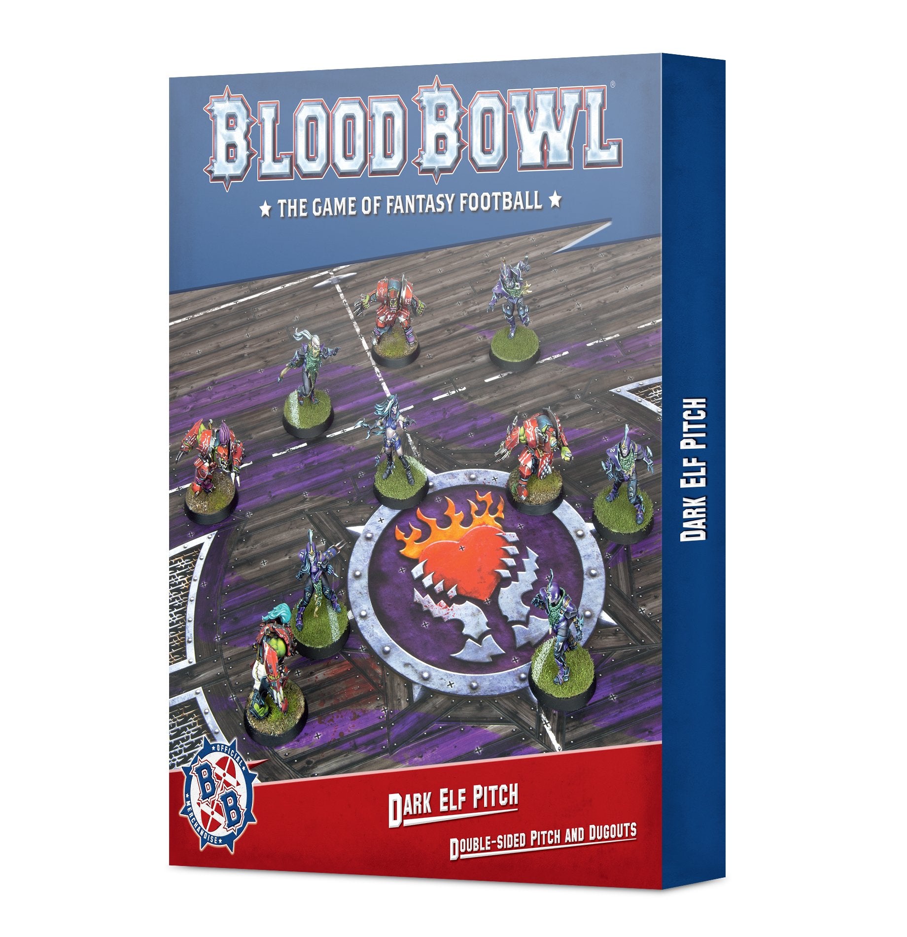 Blood Bowl: Dark Elf Pitch and Dugouts