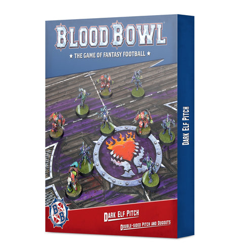 Blood Bowl: Dark Elf Pitch and Dugouts