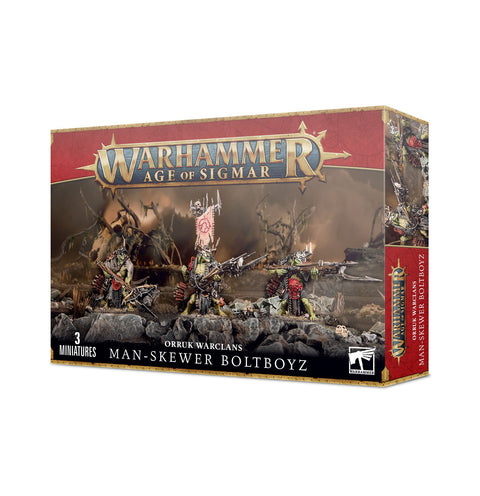 Orruk Warclans:  Man-Skewer Boltboyz