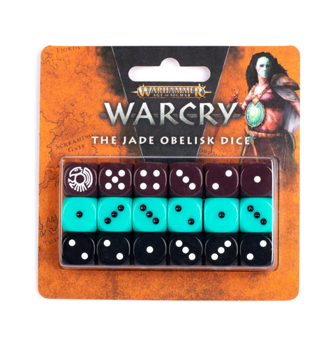 Warcry: Jade Obelisk Dice